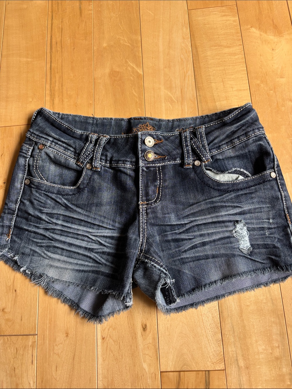 Almost famous jean shorts